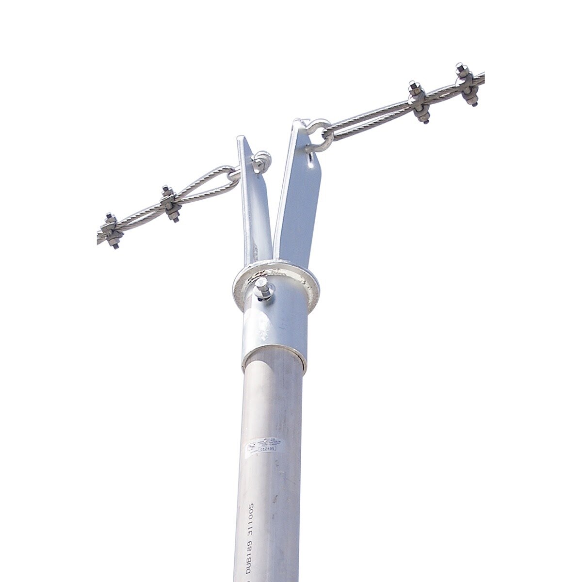 Guardian 04727 Bridge Guard Intermediate Post 90 in for Horizontal Lifeline Systems