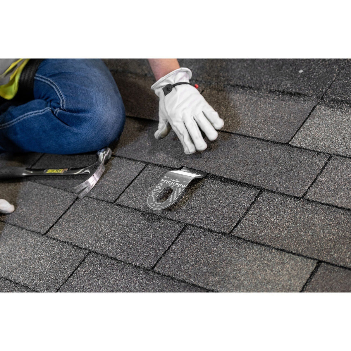 Guardian 10545 Pitch Pro Slotted Roof Anchor for Asphalt Shingle Roofs Gray (25 Pack) - 6