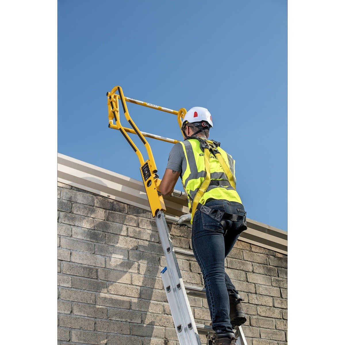 Guardian 10798 Safe T Self Closing Ladder Gate for Ladder Safety (1 Pack) - 2