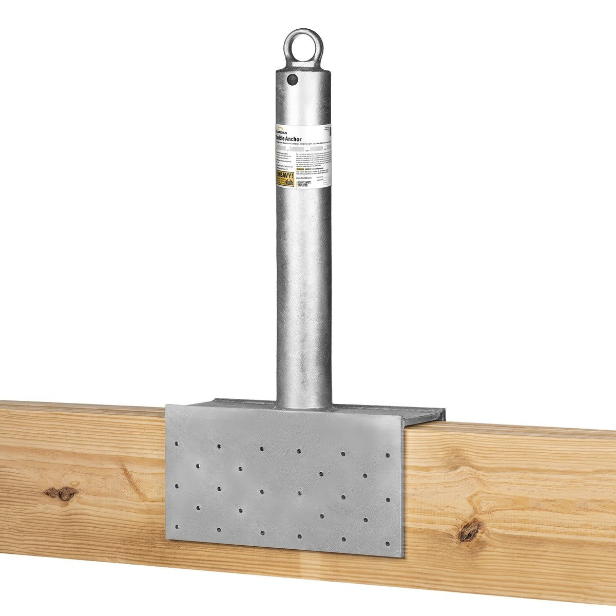 Guardian 1400398 18 in Galvanized Saddle Anchor Permanent Anchorage Connector for Wood Structures - 3