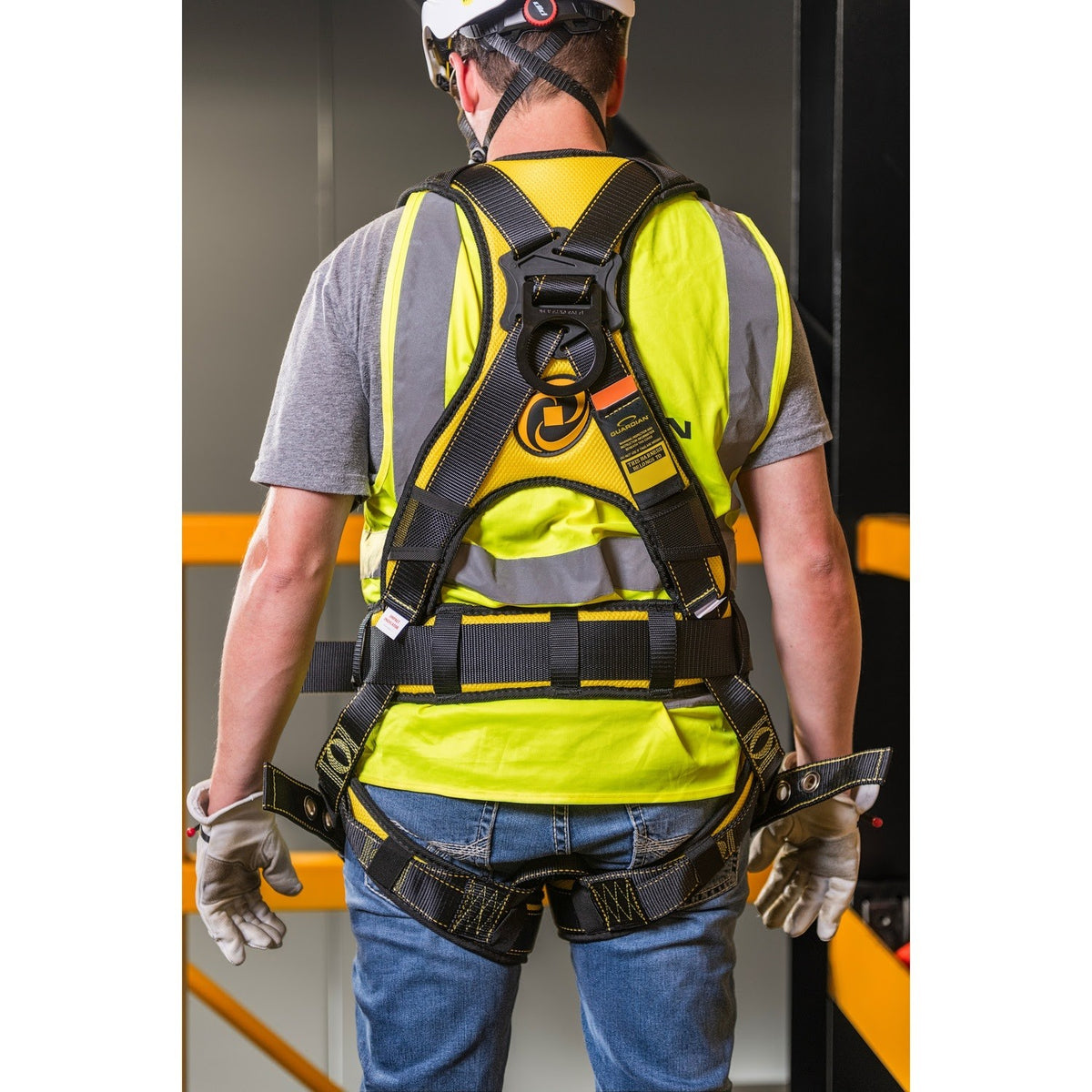 Guardian 21029 Cyclone Full-Body Harness with Side D-Rings and Waist Pad Size Small (1 Each) - 5