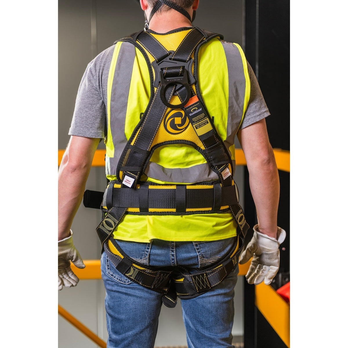 Guardian 21035 Cyclone Full Body Harness with Side D Rings and Quick Connect Buckles Size XL - 5