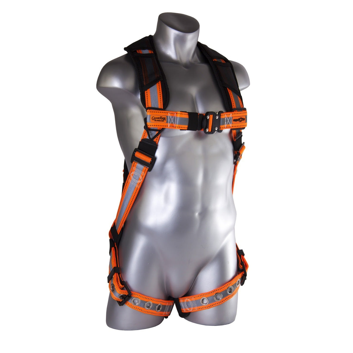 Guardian 21058 Reflective Cyclone Full Body Harness with Reflective Webbing XL