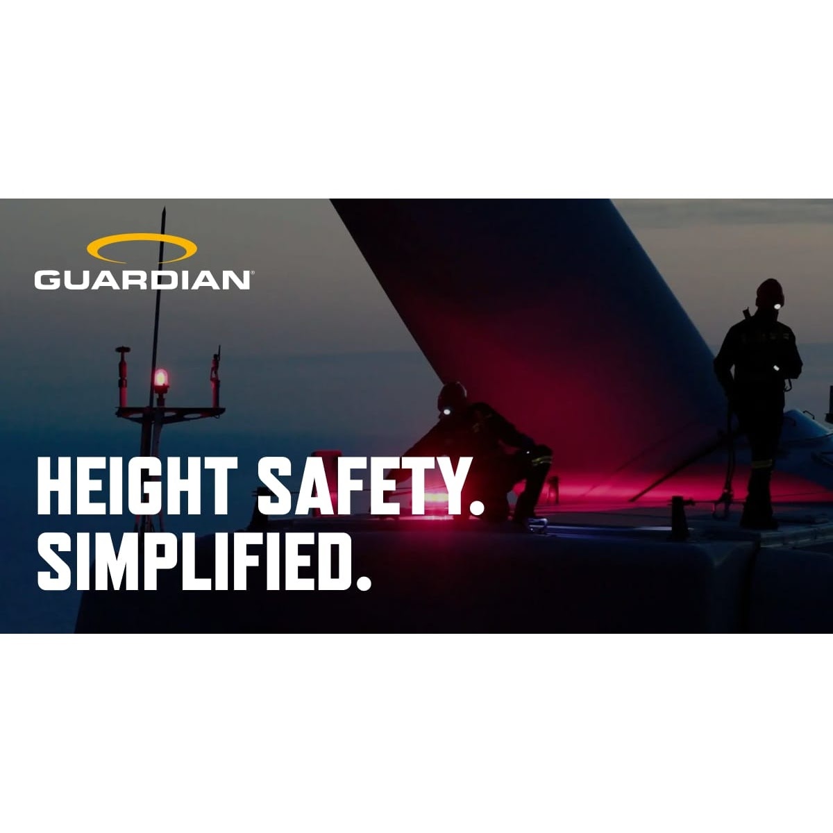 Guardian 21301 6 ft. Big Boss Extended Free Fall Single Leg Lanyard with Steel Rebar Hooks - 2