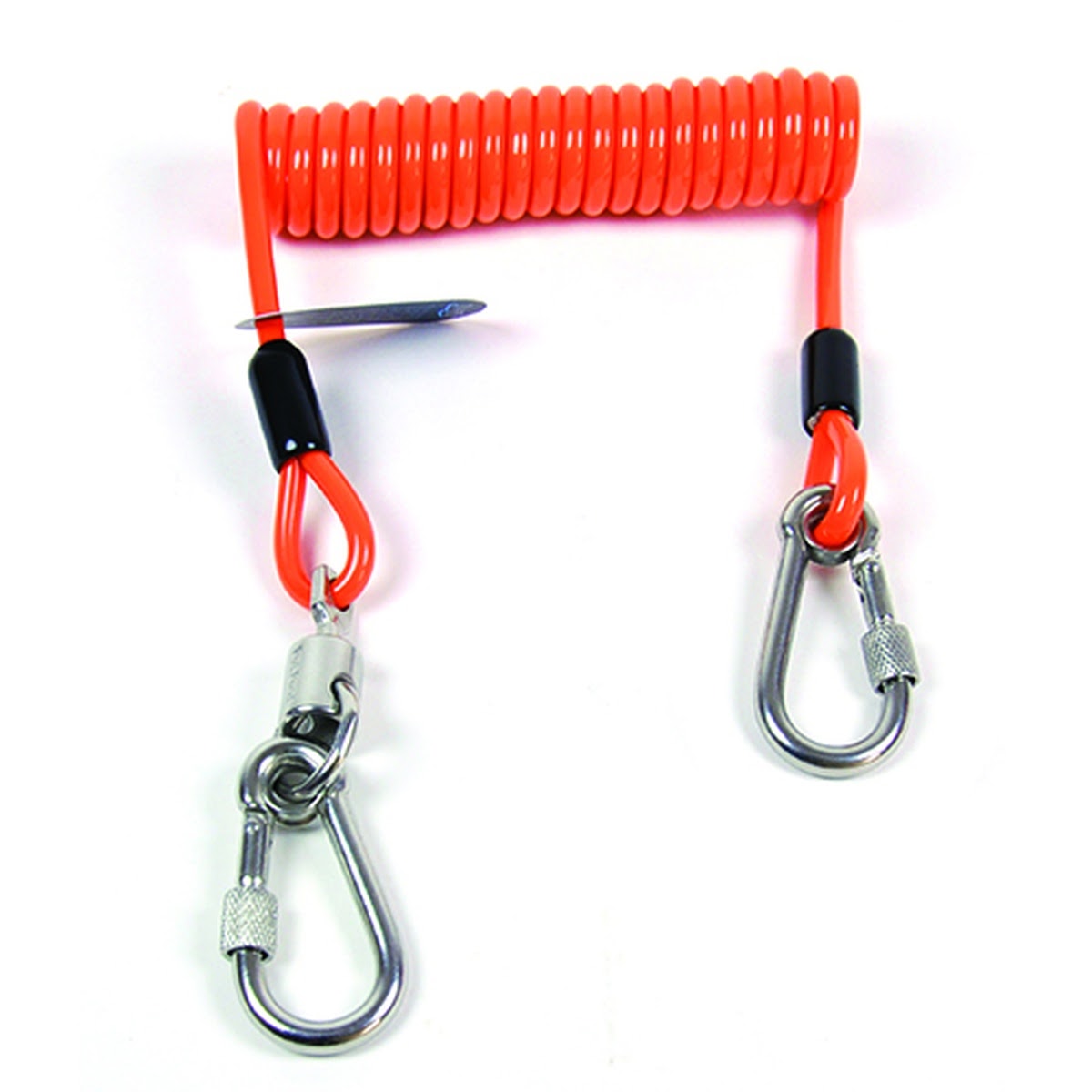 Guardian CC2072 Coil Tool Tether 10 lb with Swivels Screw Gate Carabiners 20 in to 72 in (10 Pack)