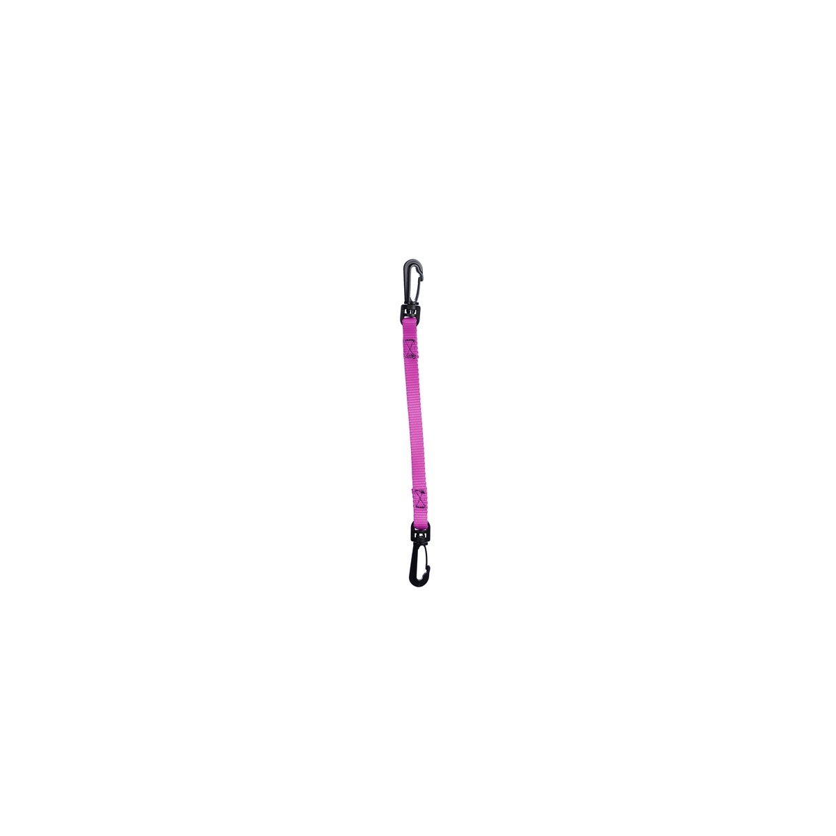 Guardian SNPS12PLPK 12 in Pink Tool Tether with Plastic Snaps (10 Pack)
