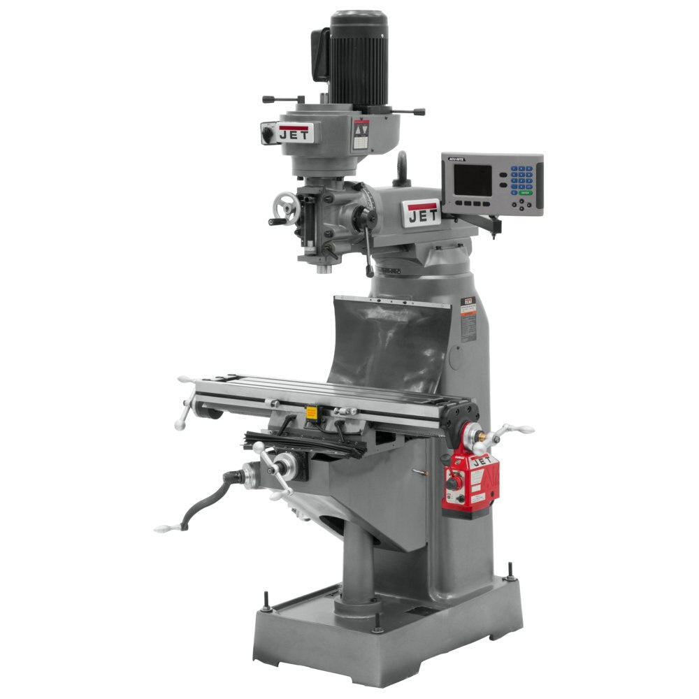 Jet JT9-690144 JVM-836-1 Mill With ACU-RITE 200S DRO With X-Axis Powerfeed