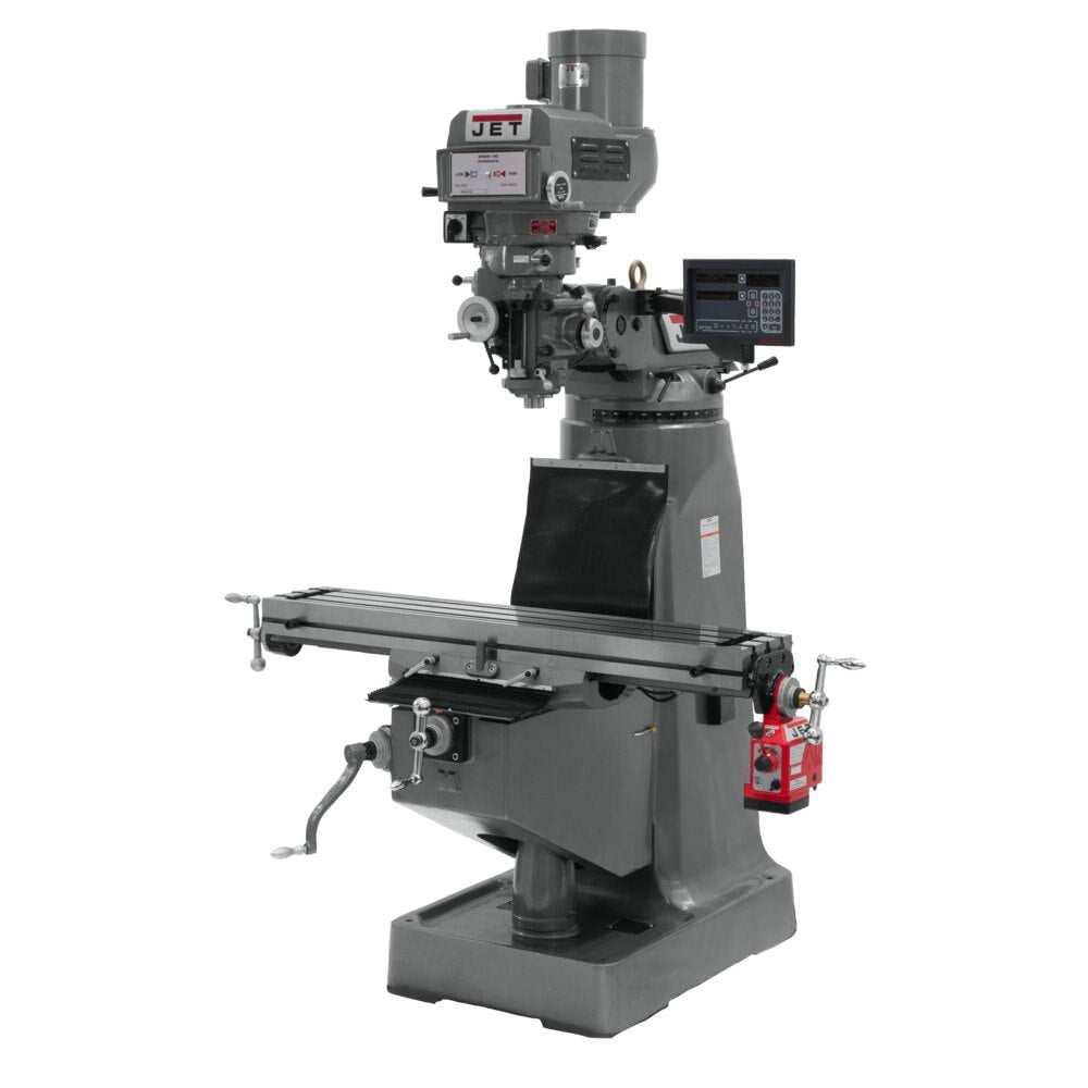 Jet JT9-691087 JTM-4VS-1 Mill With Newall DP700 DRO With X-Axis Powerfeed