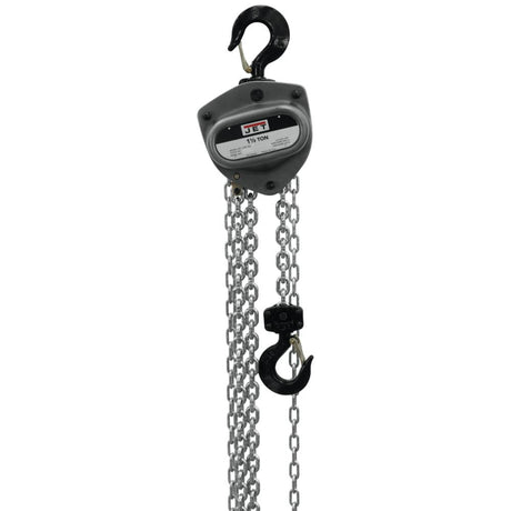 Jet JT9-201115 L-100-150WO-15 1.5-Ton Hand Chain Hoist 15' Lift, Overload Protection
