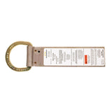 Guardian 00500 9 3/4 in. Single D-Ring Roof Anchor with 8 Spiral Nails