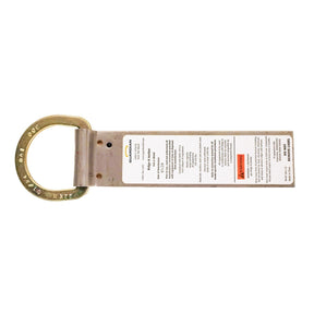 Guardian 00500 9 3/4 in. Single D-Ring Roof Anchor with 8 Spiral Nails