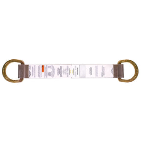Guardian 00510 18 in Double D-Ring Ridge-It Roof Anchor with Spiral Nails (Includes 8 Nails)