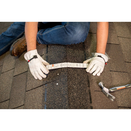 Guardian 00510 18 in Double D-Ring Ridge-It Roof Anchor with Spiral Nails (Includes 8 Nails) - 5