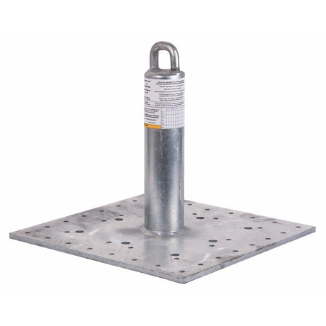 Guardian 00645X CB-12 12" Roof Anchor Post with 8" x 8" Base Galvanized