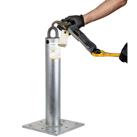 Guardian 00690 24 in S-Anchor Roofing Fall Protection Anchor with Baseplate (1 Each) - 4