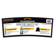 Guardian 00870 Rooftop Safety Kit with Harness and 6 ft Lanyard, Nylon Cinch Bag (1 Kit)