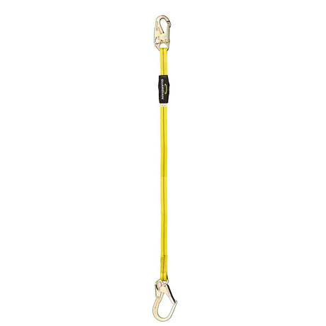 Guardian 01266 4 ft to 6 ft Non Shock Absorbing Single Leg Lanyard with Rebar Hook (1 Pack)