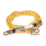 Guardian 01323 75 ft Blue Poly Steel Vertical Lifeline Assembly with Shock Absorber