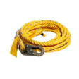 Guardian 01330 25 ft Poly Steel Vertical Lifeline Rope with Snap Hook End (1 Pack)