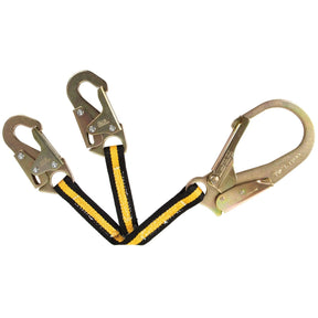 Guardian 01610 24 in Chain Positioning Lanyard with Steel Rebar Hook and Steel Snap Hooks