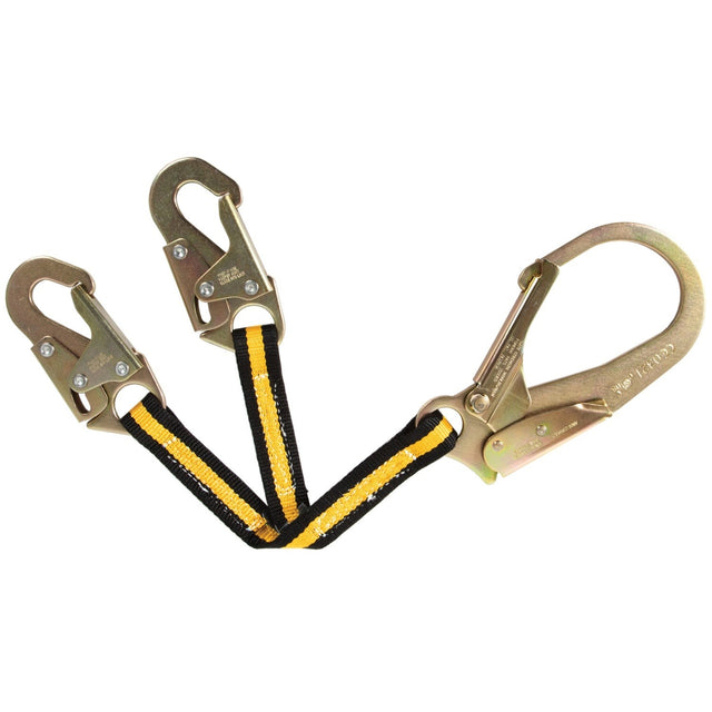 Guardian 01610 24 in Chain Positioning Lanyard with Steel Rebar Hook and Steel Snap Hooks