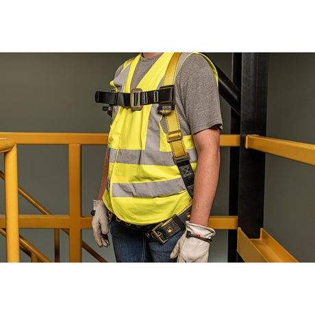 Guardian 01703 Velocity Standard Full Body Harness S-L Pass Through Chest Tongue Buckle Legs (1 Each) - 5