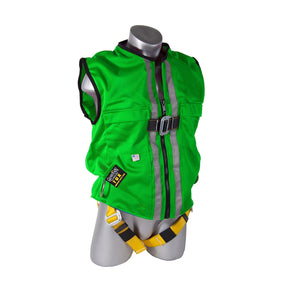 Guardian 02210 Medium Green Mesh Construction TUX Full Body Safety Harness