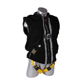 Guardian 02620 Construction Tux Full Body Safety Harness Large Black Mesh Dorsal D Ring