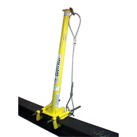 Guardian 04701 Beamguard HLL Stanchion for I-Beam Horizontal Lifeline Systems 48 in. (1 Each)