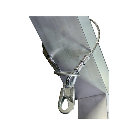 Guardian 10420 3 ft Galvanized Cable Choker Anchor with 3 in O Ring and Snap Hook
