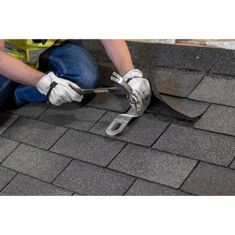 Guardian 10542 Pitch Pro 10.25 in Slotted Roof Anchor for Asphalt Shingle Roofs Gray (Single) - 5