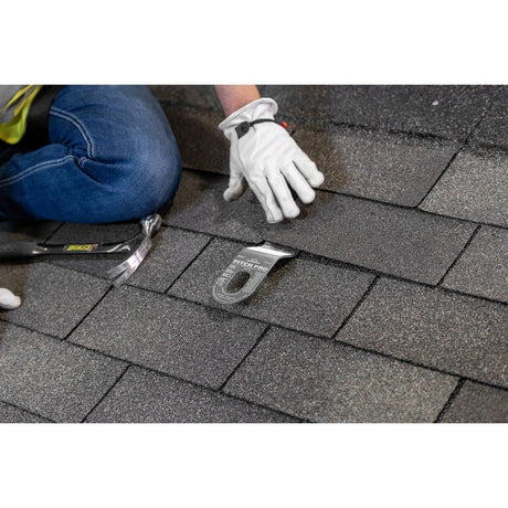 Guardian 10542 Pitch Pro 10.25 in Slotted Roof Anchor for Asphalt Shingle Roofs Gray (Single) - 6