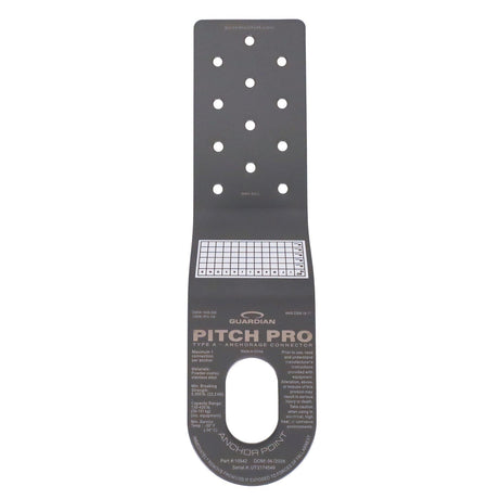Guardian 10545 Pitch Pro Slotted Roof Anchor for Asphalt Shingle Roofs Gray (25 Pack) - 3
