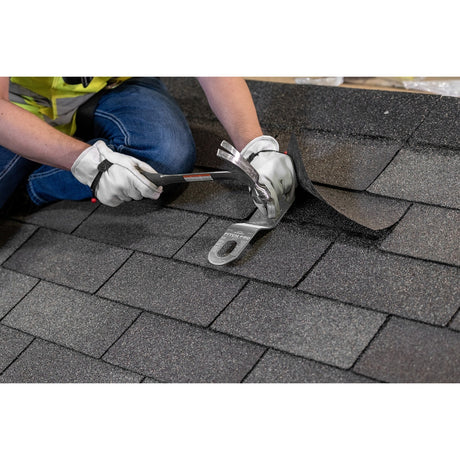 Guardian 10545 Pitch Pro Slotted Roof Anchor for Asphalt Shingle Roofs Gray (25 Pack) - 5