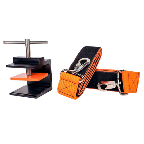 Guardian 10808 Ladder Stability Clamp with Straps for Roof Safety (1 Clamp and 2 Straps) - 4