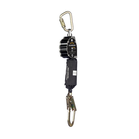 Guardian 10901 Halo 11 ft Class 1 Web Self Retracting Lifeline with Steel Rebar Hook - 2