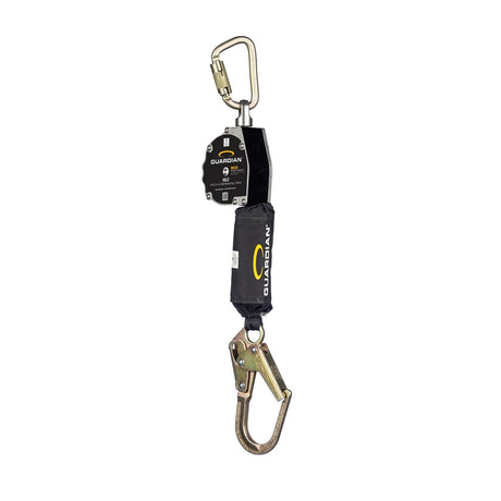Guardian 10901 Halo 11 ft Class 1 Web Self Retracting Lifeline with Steel Rebar Hook - 3