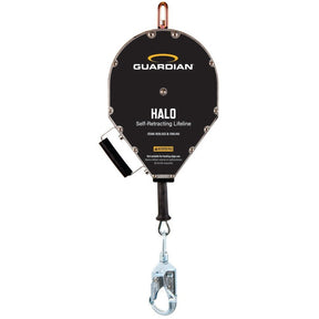 Guardian 10918 65 ft Halo Big Block Cable Self-Retracting Lifeline with Steel Snap Hook