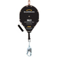 Guardian 10938 65 ft Halo Big Block Cable Self Retracting Lifeline with Steel Snap Hook