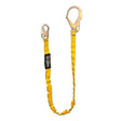Guardian 11201 6 ft Single Leg Fall Arrest Internal Shock Lanyard with Steel Rebar Hook