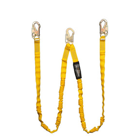 Guardian 11202 6 ft Internal Shock Absorbing Dual Leg Lanyard with Steel Snap Hooks (1 Each)