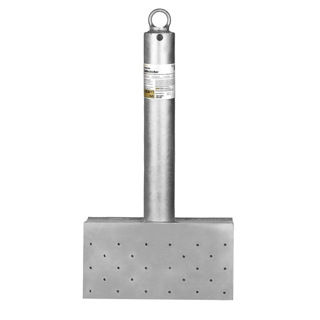 Guardian 1400399 12 in. Galvanized Steel Saddle Anchor for Permanent Wood Structure Anchorage (1 Pack)