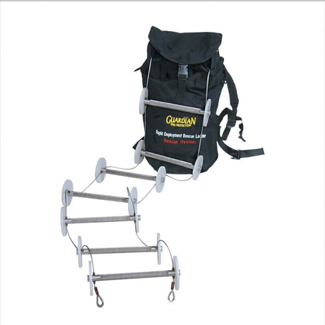 Guardian 15022 Rapid Deployment 12 ft Rescue Ladder System for High Angle Rescue