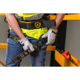 Guardian 21030 Full Body Fall Protection Harness with Side D Rings and Waist Pad Size M-L - 6