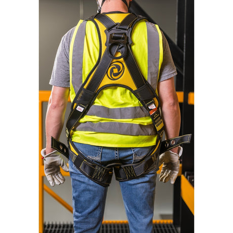 Guardian 21041 Cyclone Full Body Harness with Quick Connect Chest and Tongue Buckle Legs Small - 5