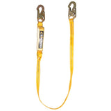 Guardian 21300 6 ft Single Leg Big Boss Extended Free Fall Lanyard with Steel Snap Hooks - 2
