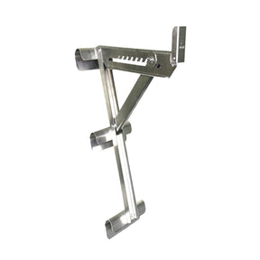 Guardian 2430 3-Rung Long Body Adjustable Ladder Jack for Round or D Rung Ladders (Single)