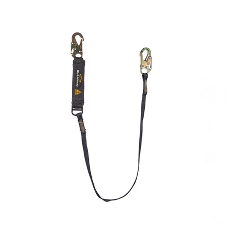 Guardian 3400030 6 ft Arc Flash Shock Absorbing Kevlar Web Lanyard with Steel Snap Hooks