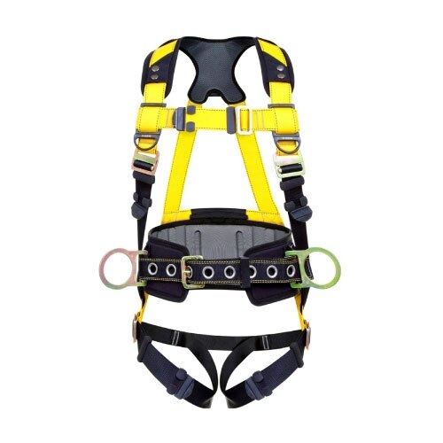 Guardian 37100 Series 3 Full Body Harness XS-S with Dorsal D Ring Yellow Black