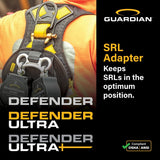 Guardian 3737002 Defender Standard Full Body Harness XL-XXL Pass Through Chest and Legs - 4